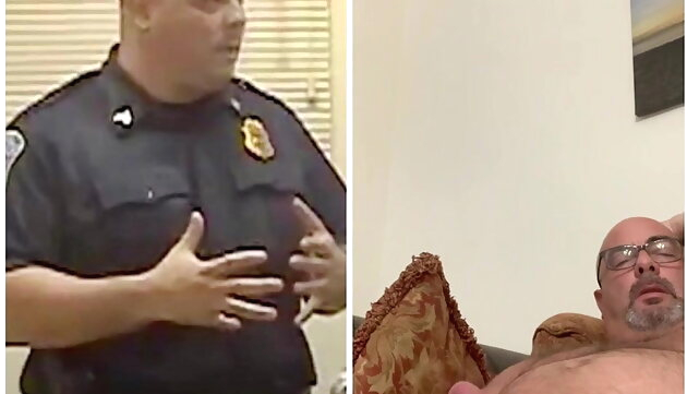 Fat Small Dicked Police Faggot Jerking Off gaysex amateur video